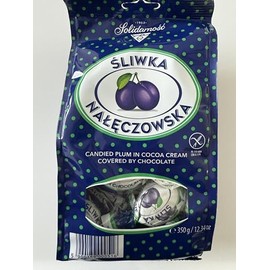 Solidarnosc, Sliwka w Czekoladzie Whole Plum In Dark Choc (1.500 Lbs)