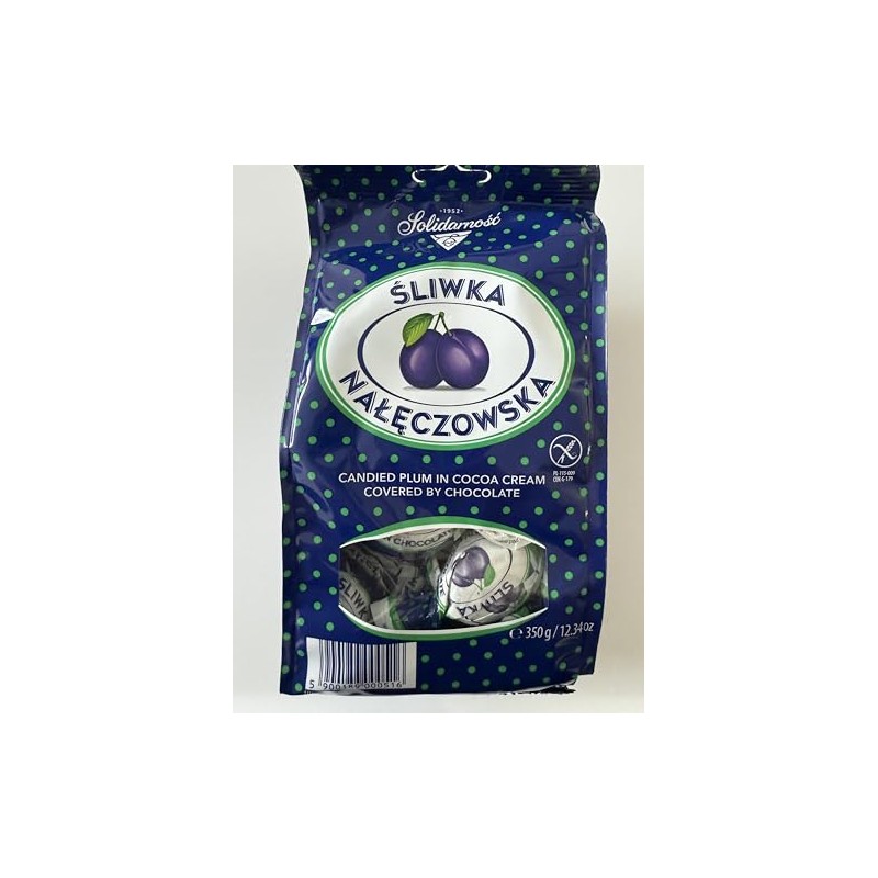 Solidarnosc, Sliwka w Czekoladzie Whole Plum In Dark Choc (1.500