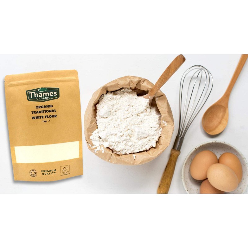 Traditional Organic White Flour-Certified Organic, Non-GMO, Vegan, No Additives, No
