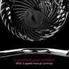 Vornado Pivot3 Compact Air Circulator Fan with Pivoting Axis, 3