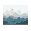 XMZZMX Mountain Peak Overlapping Metal Cutting Dies for Card Making,