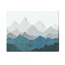 XMZZMX Mountain Peak Overlapping Metal Cutting Dies for Card Making, Paper Embossing Die Cuts Kit Templates, Storage Pockets Supplies, Photo Frame Album DIY Scrapbooking Stencils Sets