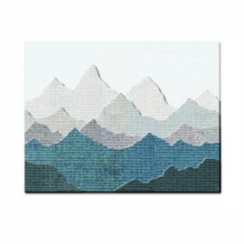 XMZZMX Mountain Peak Overlapping Metal Cutting Dies for Card Making, Paper Embossing Die Cuts Kit Templates, Storage Pockets Supplies, Photo Frame Album DIY Scrapbooking Stencils Sets
