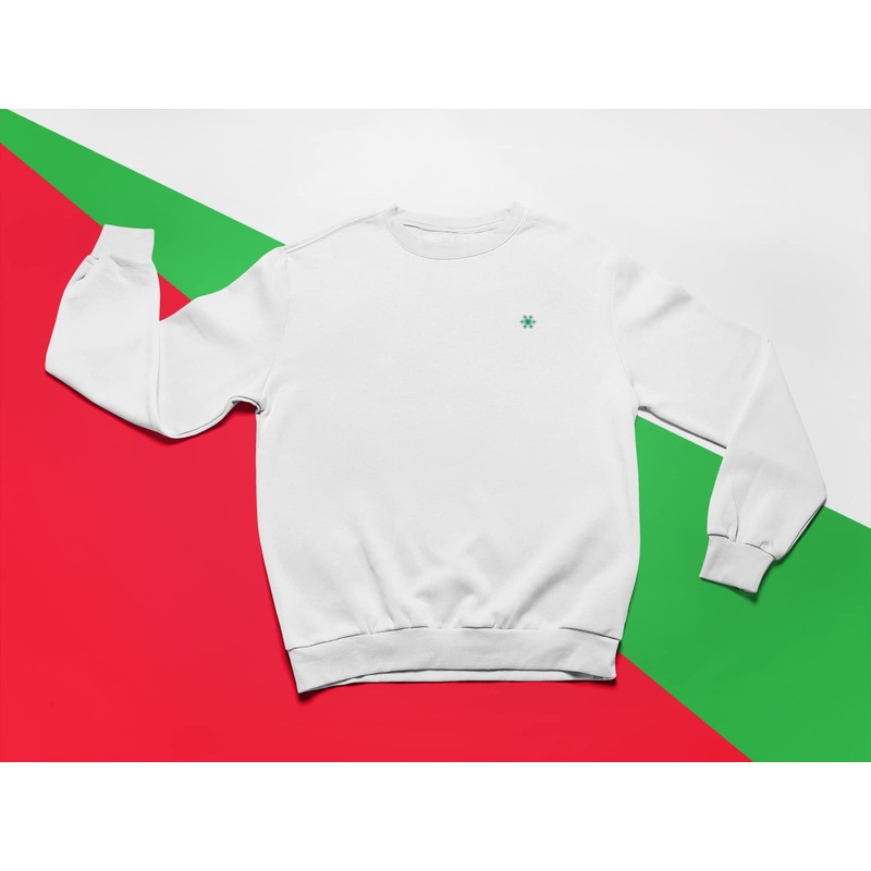 10 Mini Snowflake Iron On Decals - 1x1 inch Vinyl