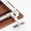 Foldable 21.5" Teak Wood Shower Seat Bench with Supporting Legs,