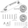 Oruiiju Pack of 2 Shower Handrails 304 Stainless Steel with
