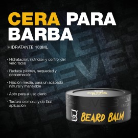 Bálsamo Hidratante Barba Level 100ml Anti Picazón Descamación