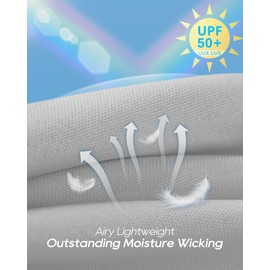 G4Free SPF Long Sleeve Shirts for Women UPF 50+ Rash Guard Athletic Tops UV Protection Comfy Thumb Hole Yoga Running Tshirts(Grey,M)