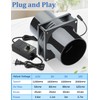 Wathai 120mm x 38mm 4 Inch Small Exhaust Fan 12V