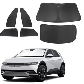 TINGLU Window Shades for Hyundai Ioniq 5 2022-2024 2025 Accessorie Car Side Full Windows Rear Triangular Windshield Sun Shade Sun UV Rays & Privacy Protection for Camping,Napping,and Relaxing 6PCS