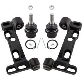 Ubranded 4pcs Front Lower Control Arm Bracket & Lower Ball Joints for Rainier 04-07
