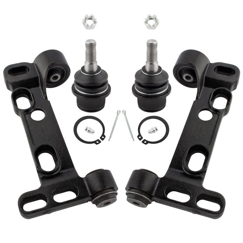 Ubranded 4pcs Front Lower Control Arm Bracket & Lower Ball