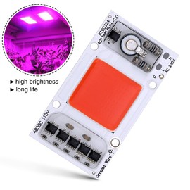 2PCS LED Chip 50W 110V Plant Grow Light Full Spectrum COB DIY for Indoor Plant Flower