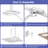 KableRika LED Desk Lamp with Base: Bright Desk Lights for