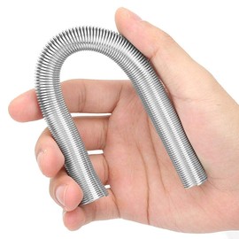 5Pcs 21cm Super Elastic Steel Spring Tube Bender, PVC Electrical Wire Bending Pipe, for Curved Copper Tubes, Aluminum Tubes, Thin-Walled Stainless Steel Tubes