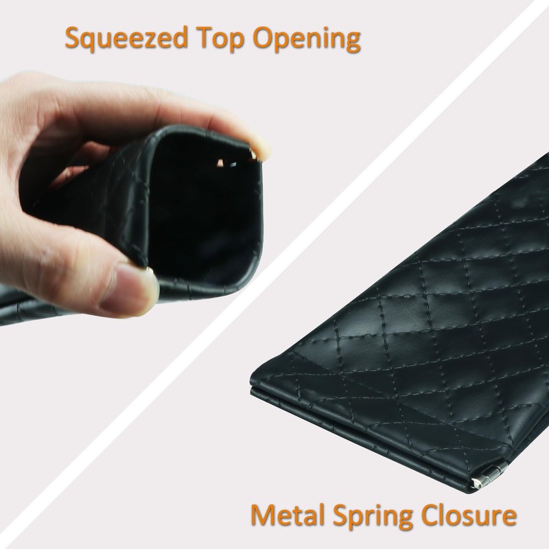 LifeArt 3 Pack Squeeze Top Glasses Pouch Portable Sunglasses Case