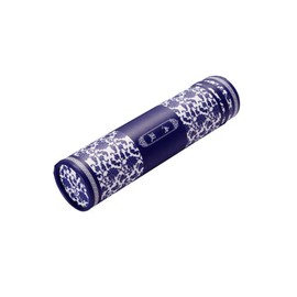 High-end Scroll Holder Seal Moisture Resistant Collection Drawing Paper Tube 30 cm, Blue Flowers