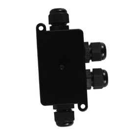 Operitacx Wasserdichter Anschlusskasten Kunststoff Für Außenbereich Schutzgrad Einfach Zu Installieren Für Garten Und Elektroprojekte Eingang Ausgang Design