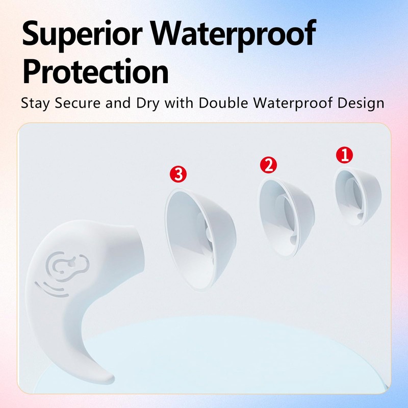 Swim Ear Plugs Adults Waterproof Silicone Earplugs for Swimming Surfing