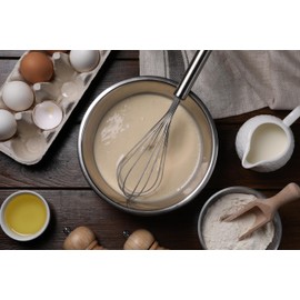 FSE Commercial Mixing Bowl Set, 5 Piece Set, Includes 5 qt., 4 qt., 3 qt., 1.5 qt., 3/4 qt., Stainless Steel, Medium Weight