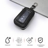 gunroil 1 PC Double Layer Car Keychain Box, Leather Car