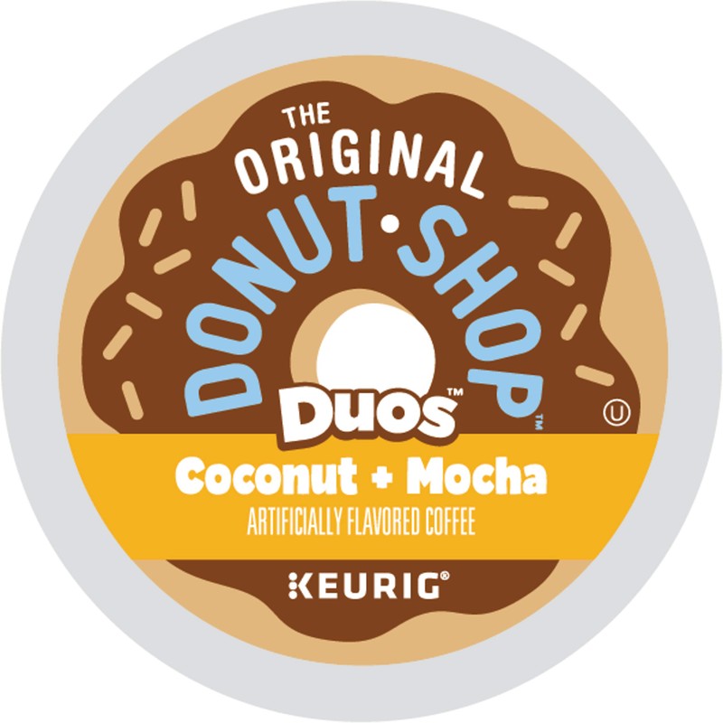 The Original Donut Shop Duos Coconut + Mocha Keurig Single-Serve