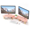AFOOYO Dual Monitor Stand Riser,Rainbow Cloud Desktop Computer Stand for
