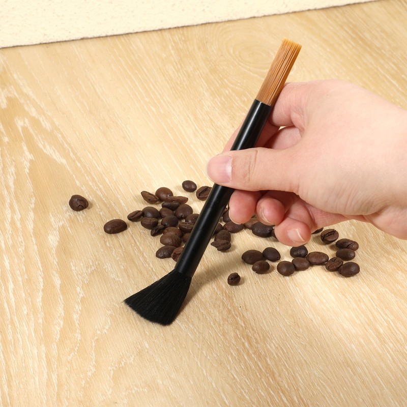 Giantree Dual Head Coffee Brush, Coffee Grinder Brush, Dusting Espresso