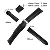 CASSIS X1022238078016 Calf Embossed Watch Strap, Waterproof Material Back, Avalon,