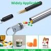 TecQach 4 Pieces Metal Portable Toothpick Holder, aluminum alloy Pocket