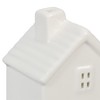 Relaxdays Ceramic Tea Light House, Light House for 1 Tea