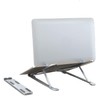 Adjustable and Portable Aluminum Laptop Stand, Foldable Desk-Stand with 8