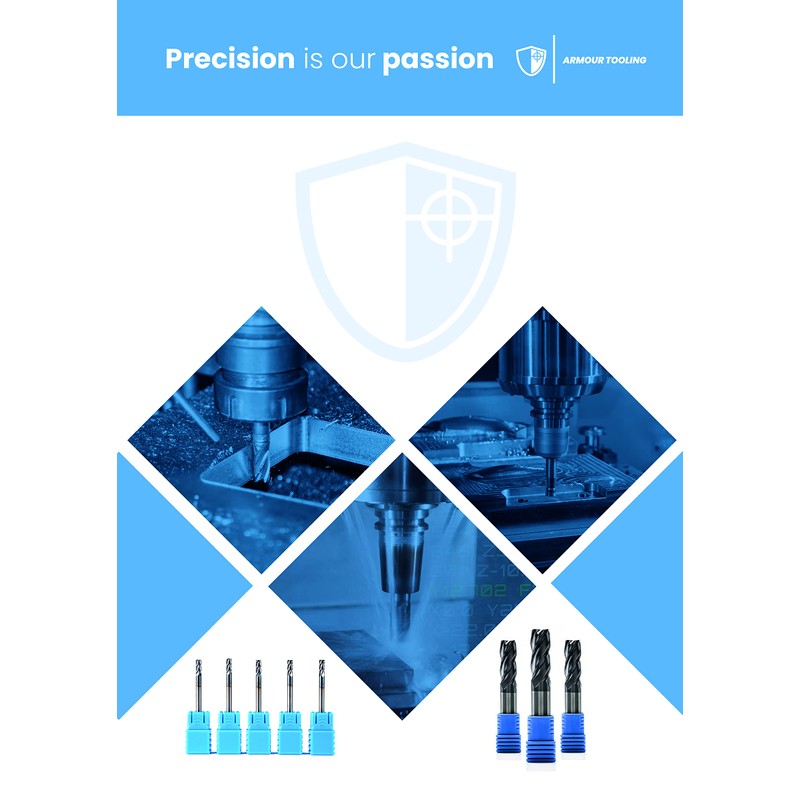 ARMOUR TOOLING - 6mm CNC Router V Bit - 60˚