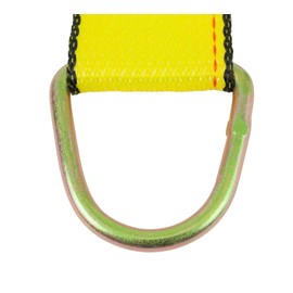 Mytee Products E-Track Rope Tie-Offs 6" Yellow Cargo Tie-Downs WLL# 1000Lbs w/Etrack Spring Fittings for Tiedown in Pickups, Trailers, Trucks