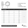 OPIOL QUALITY® Hex Nuts Low Shape DIN 439 M8 Made