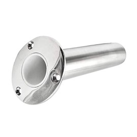 MARINE CITY - Soporte para caña de Pescar de Acero Inoxidable de Grado 316 de Alta Resistencia con Soporte para caña de Pescar de Drenaje de 15 Grados para Marines – Barcos, Barcos, Yates (Paquete de