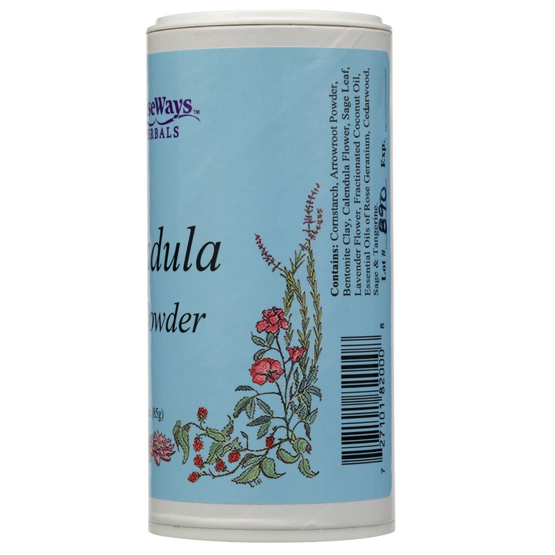 Wise Ways Herbals Calendula Body Powder, 4 Oz