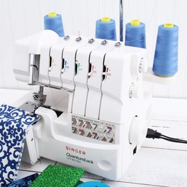 Threadart Hilo de poliéster Serger – 2750 yds 40/2 – Toast – 56 colores disponibles – Paquete de 4 conos