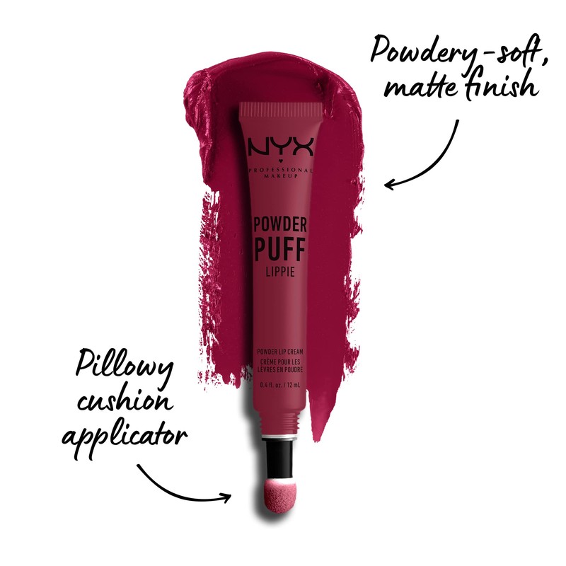 NYX PROFESSIONAL MAKEUP Powder Puff Lippie Lip Cream, Liquid Lipstick