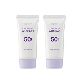 Chamzone Tone-Up Fit Ceramide Sunscreen 50ml 1+1 / 참존 톤업핏 세라마이드 선크림 50ml 1+1