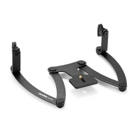 GODOX MF-DB Flash Bracket with Dual Flash Mounts Aluminum Alloy 360° Rotatable Head with 1/4in Standard Screw for Dental Portrait Macro Photography Compatible with Nikon/Sony Cameras