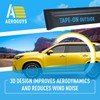 Extra Durable Window Deflectors Tape-On Window Visors Rain Guards Fit
