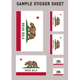Pico Rivera California Flag Sticker Decal Mega Deal 7 Stickers for this California City or Location
