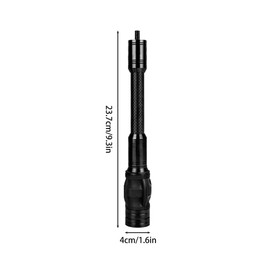 MiOYOOW Archery Arch Stabiliser, 6 Inches/8 Inch Bow Shock Absorber Stabiliser Bow Vibration Shock Absorber Stabiliser Compound Bow Accessories with Counterweight for Hunting Shooting Sports