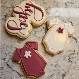 LUBTOSMN Baby Onesie Cookie Cutter-3.4 inch-Biscui Cookie Cutters Fondant Molds for Baby Shower