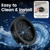 Garbage Disposal Splash Guard, 2 Pack 3 1/8" Sink Baffle