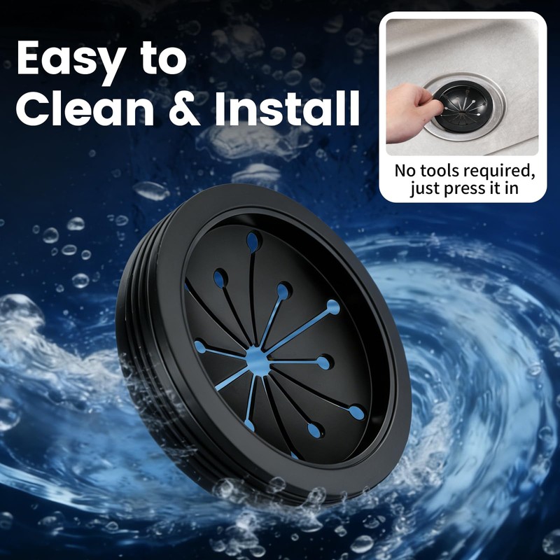 Garbage Disposal Splash Guard, 2 Pack 3 1/8" Sink Baffle