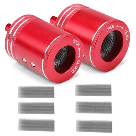 Mokaou 2 Pieces Set 1/2" 3/4" Metal Copper Pipe Cleaner for Drill, Each Size with 3 Brushes Replacement for Drill Suitable for Plumbers.