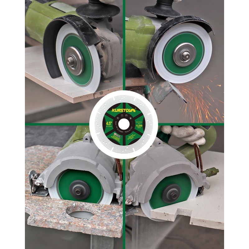 Diamond Blades 4-1/2 Inch 3pcs - KURSTOL Diamond Multi-Purpose Saw