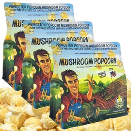 Princeton Popcorn Yellow Mushroom Popcorn Kernels - Easy-Eating, Extra Large Popping Corn, Non-GMO Popcorn Kernels, Farmer Direct, Air Popper or Stovetop 3-Pack 2lb Bag 96oz